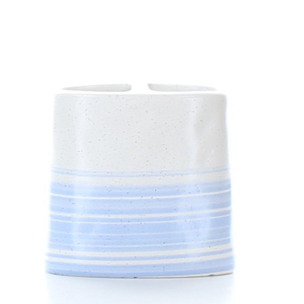 Blue and White Bath Room Toothbrush Holder